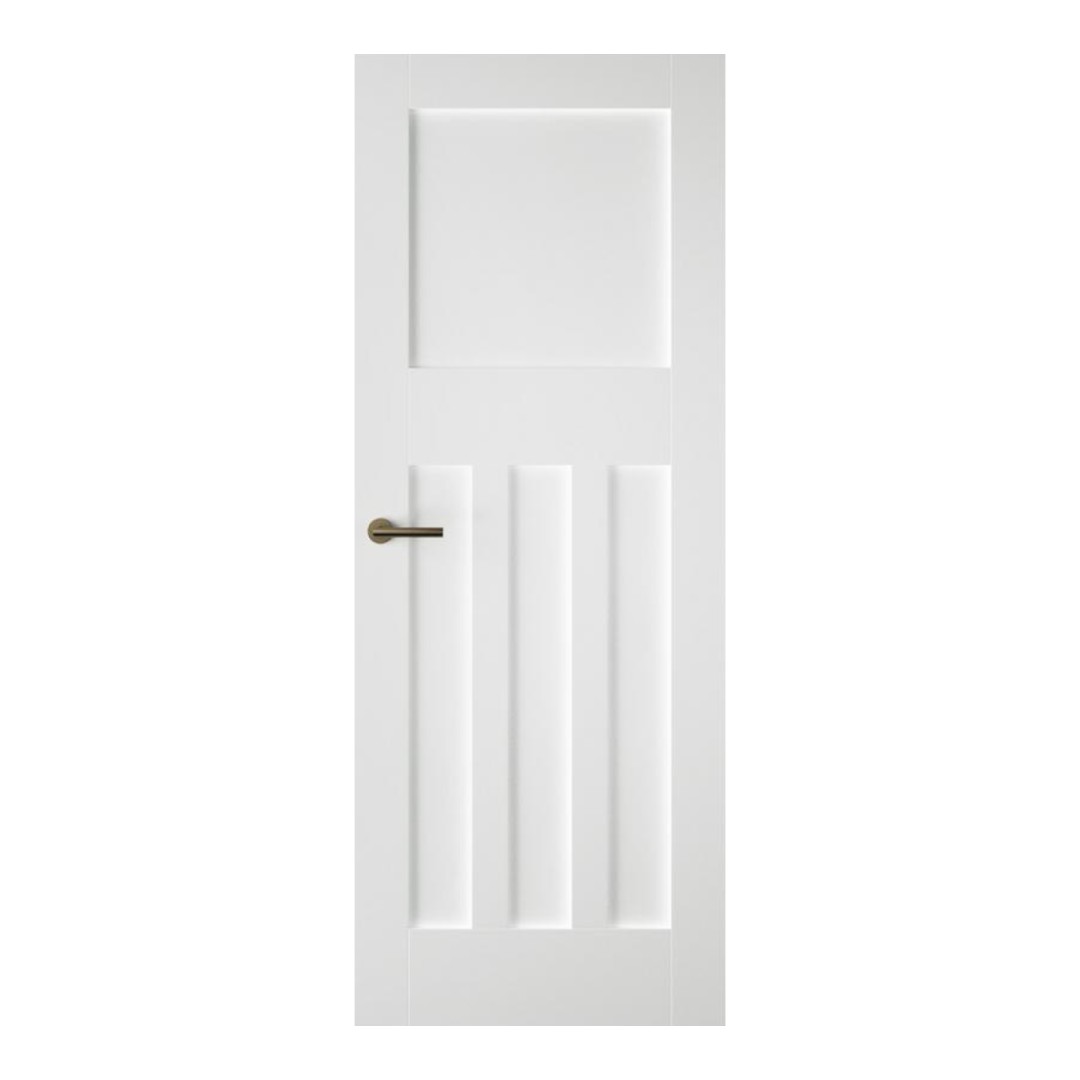 1930s White Primed 3 Panel Door