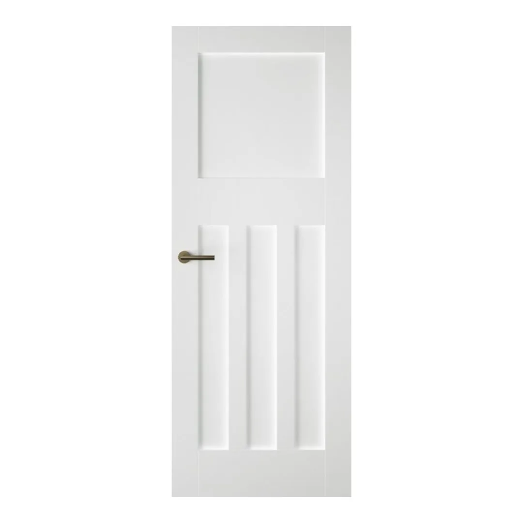 1930s White Primed 3 Panel Door