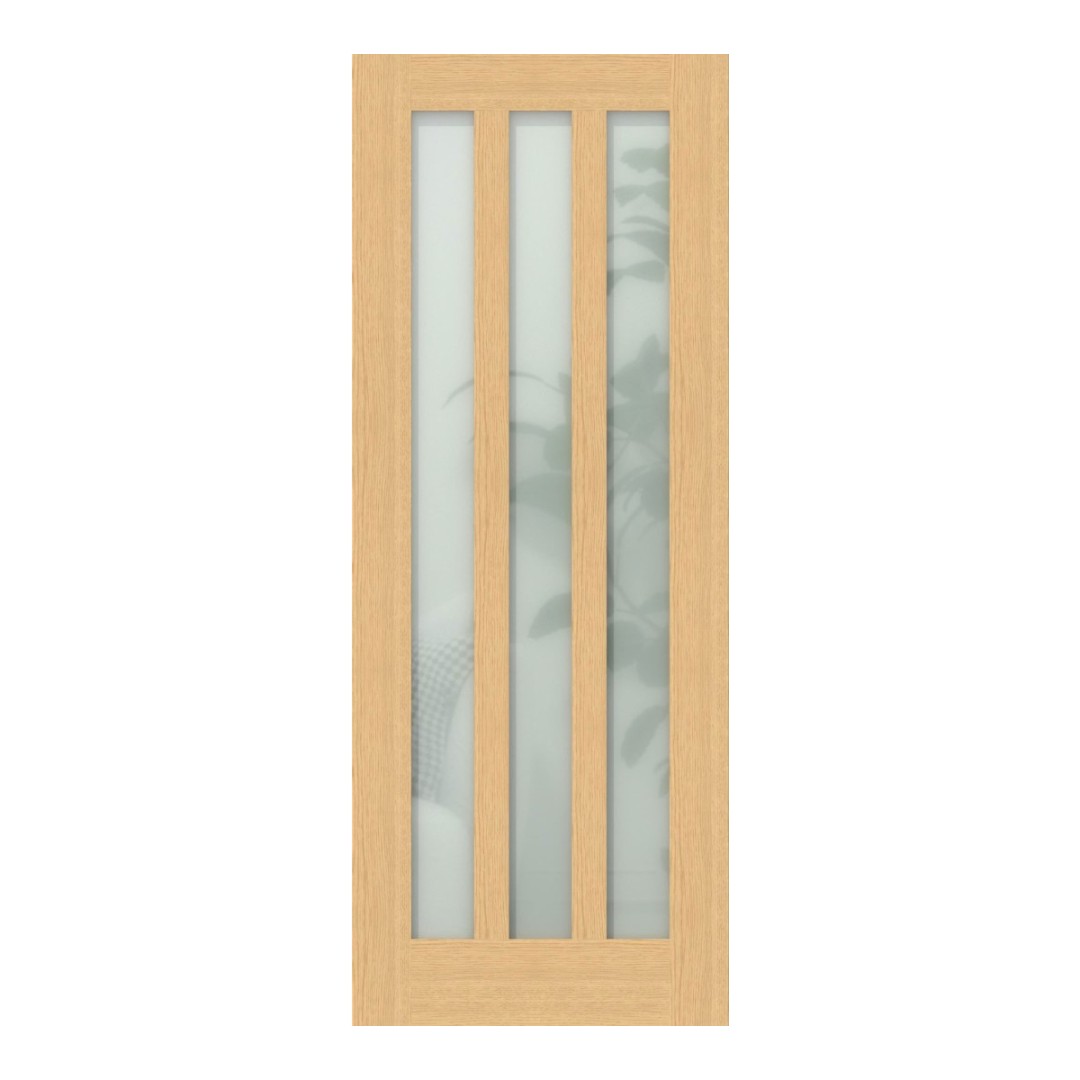 Aston Oak Frosted Glass Internal Doors