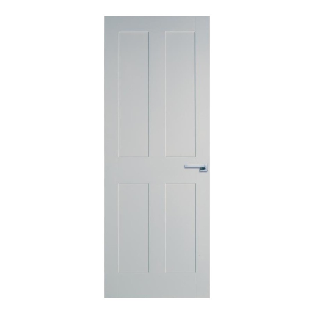 Burford White Smooth 4 Panel Moulded Door