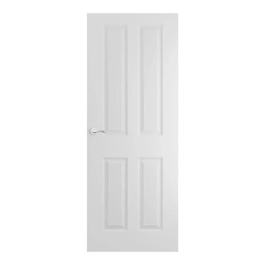 Donnington White Smooth 4 Panel Moulded Door