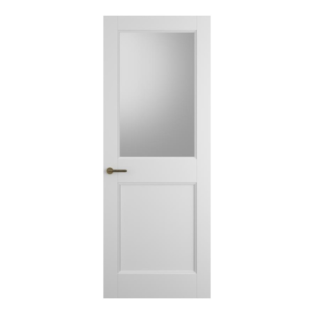 Elmbridge White Primed 2 Panel Clear Glazed Door