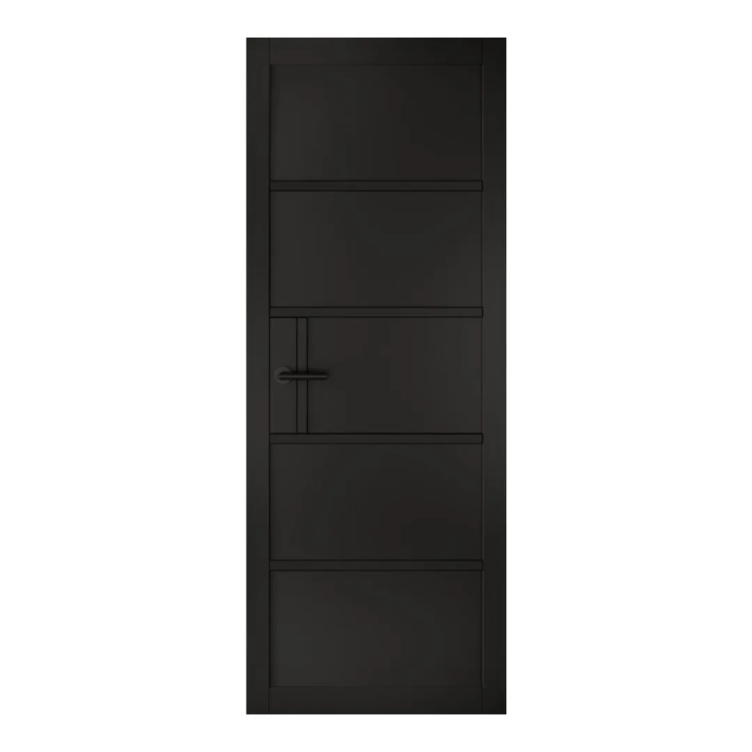 Lennox Black Pre-Finished Door