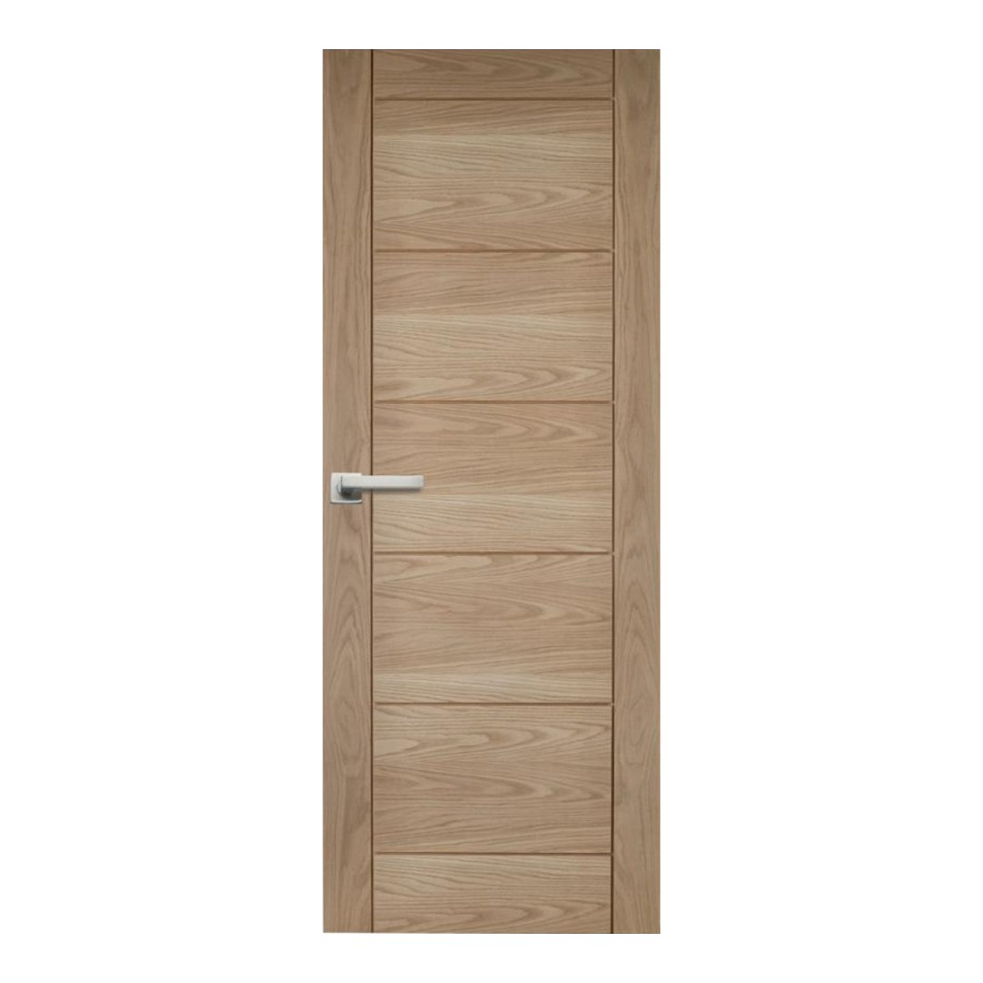 Linear Oak Door