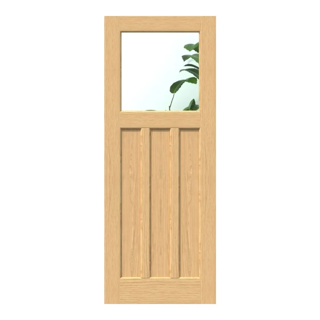 Oak 30's - Clear Glass Internal Doors