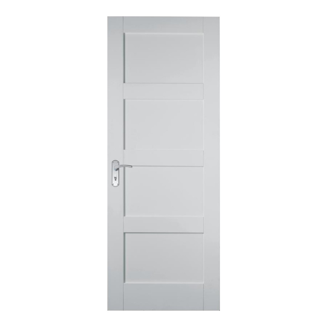 Shaker White Primed 4 Panel Door